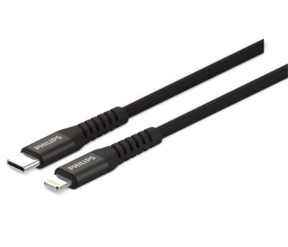 كبل مضفور مميز للتحويل من USB-C إلى Lightning