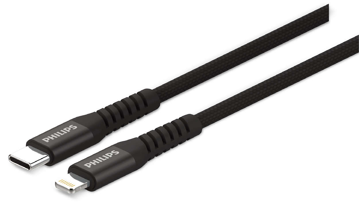 Κορυφαίας ποιότητας καλώδιο USB-C σε Lightning με πλεκτή θωράκιση