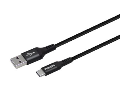 Eersteklas gevlochten USB-A naar USB-C-kabel