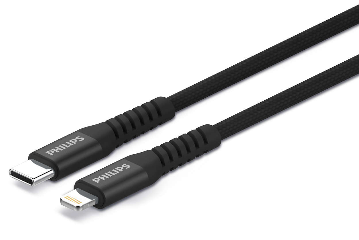 experiencia Pino Día USB-C to Lightning cable DLC5206L/00 | Philips