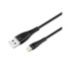 Eersteklas gevlochten USB-A naar Lightning-kabel