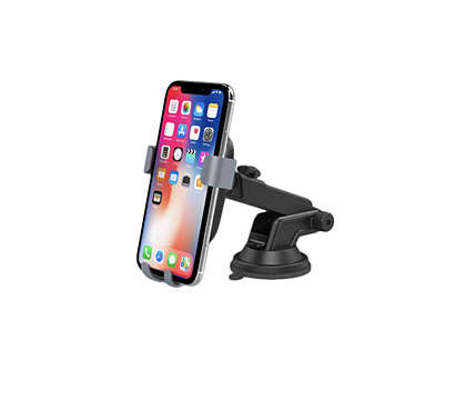 Car mount with qi wireless charging