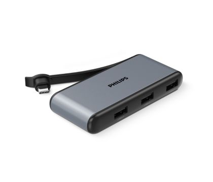 Hub USB-C 3.1 que se amplía a minihub de 5 puertos