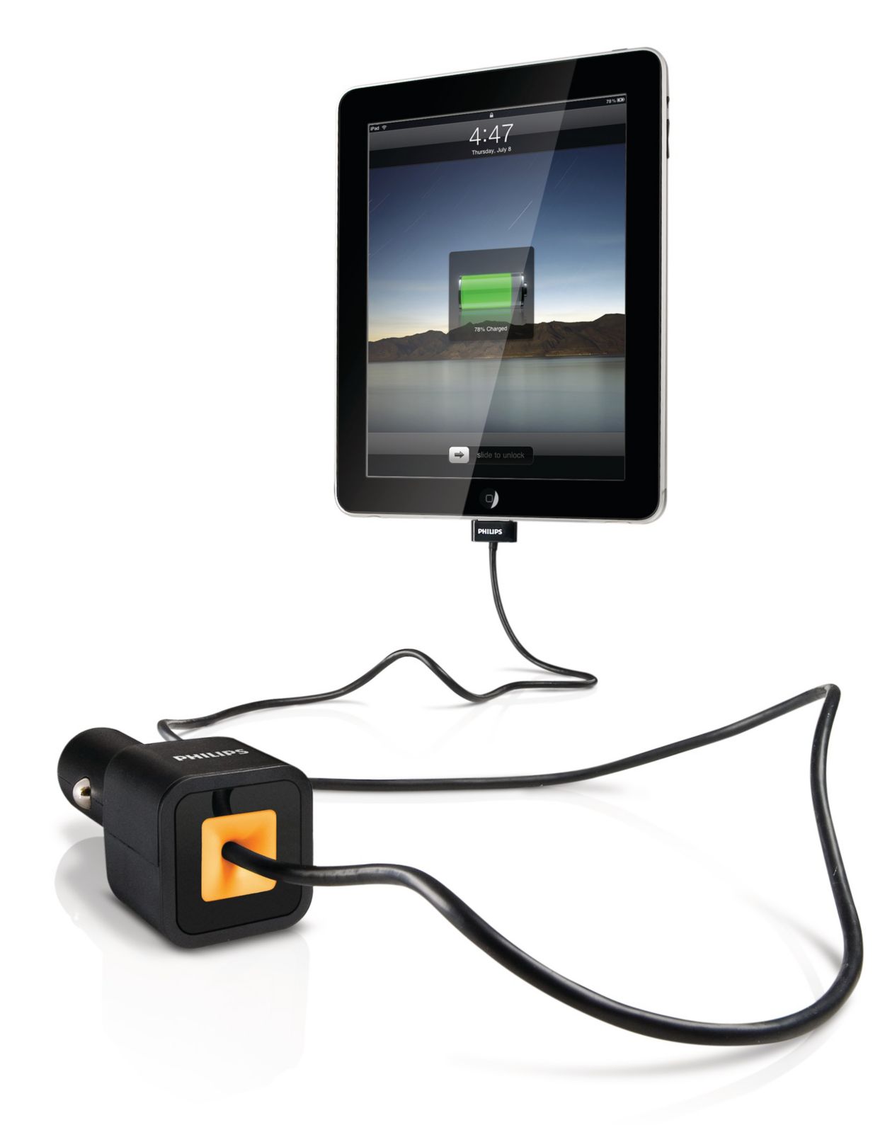 Зарядка USB в авто 2 гнезда для телефона и планшета