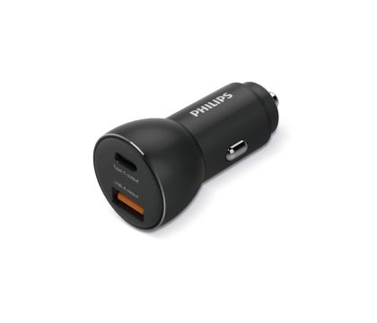 Autolader met 2 poorten - USB-A en Type-C
