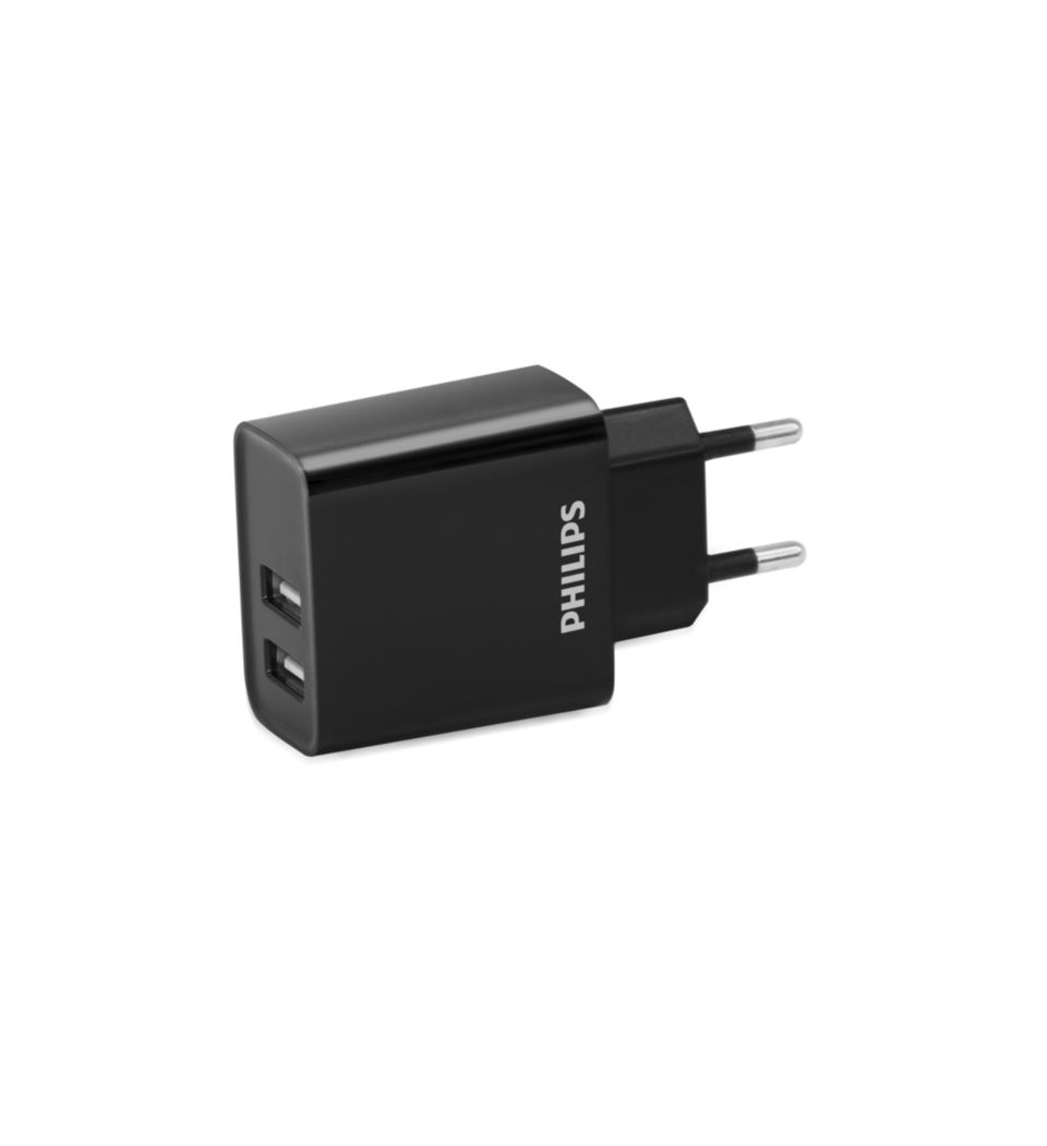 Stenski polnilnik USB