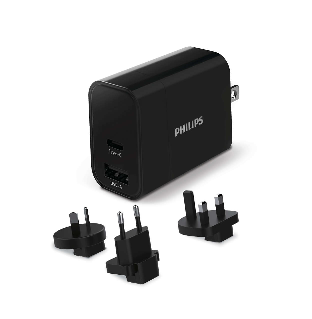 Travel wall charger 1C 1A ports