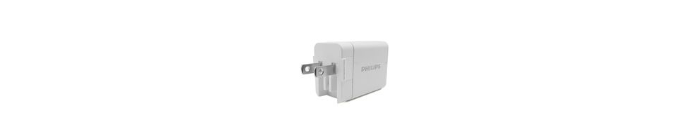 벽면용 충전기 USB A 및 Type-C 포트