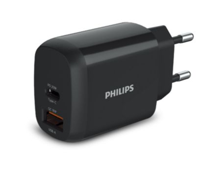 Stenski polnilnik, vhoda USB in Type-C