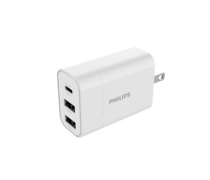 USB ウォール充電器 DLP4327CW/11 | Philips