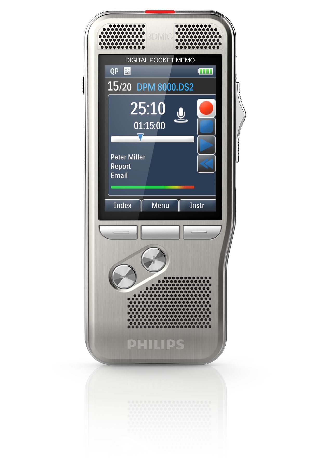 Pocket Memo Digitales Diktiergerat Dpm8000 00 Philips
