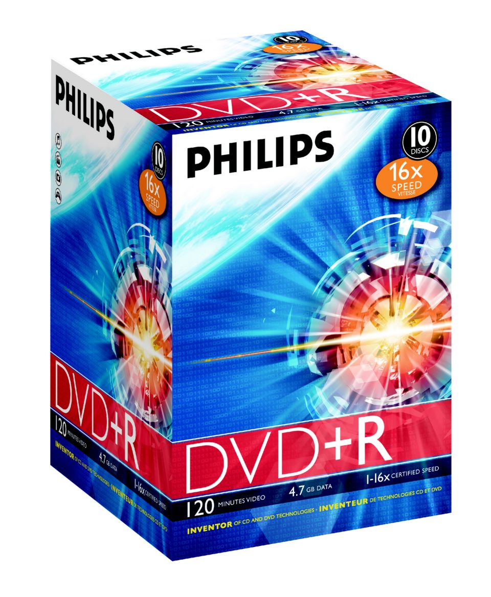 DVD+R DR4S6V10C/00 Philips