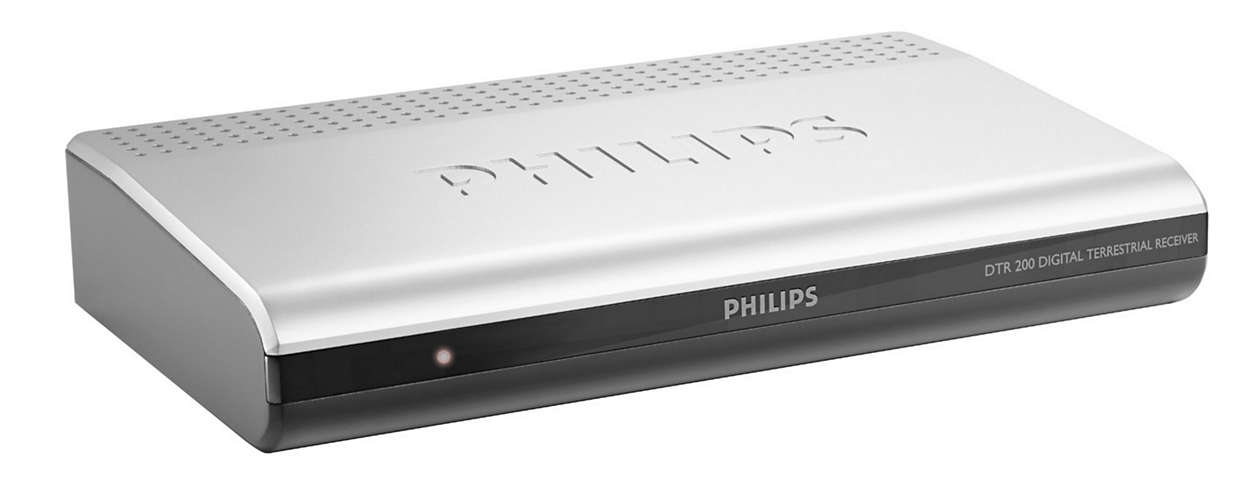 Støv lancering Absolut Digital terrestrisk modtager DTR200/00 | Philips