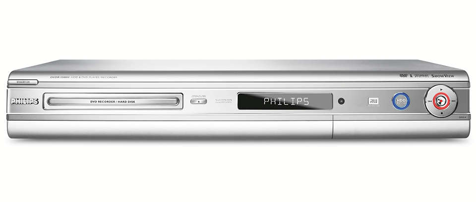 Elasticiteit verhoging straal DVD-recorder met harde schijf DVDR3300H/19 | Philips