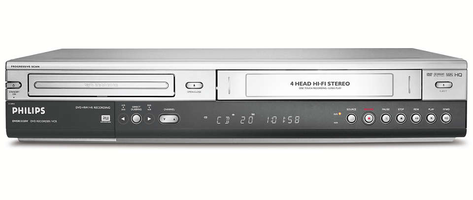 Reductor Doodskaak Christendom DVD-recorder/videorecorder DVDR3320V/19 | Philips