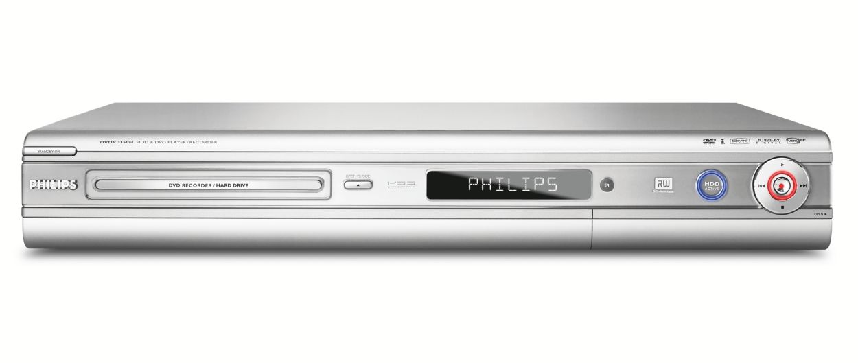 Assimileren cijfer stad Hard disk/DVD recorder DVDR3350H/37 | Philips