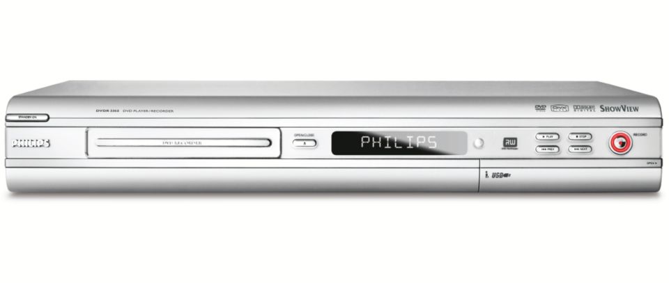DVD-speler/recorder DVDR3365/19 | Philips