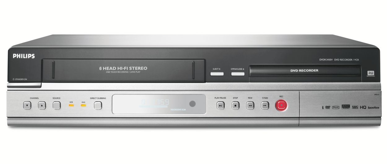 Lecteur/enregistreur DVD/Magnétoscope DVDR3430V/31 Philips