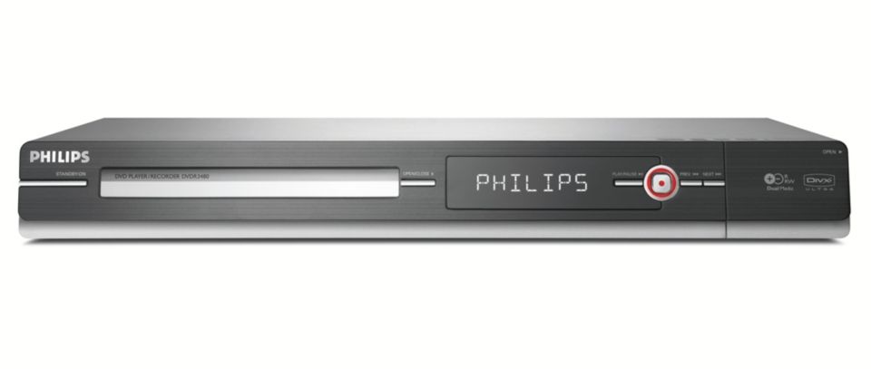 F.Kr. prioritet madras DVD-afspiller/optager DVDR3480/58 | Philips