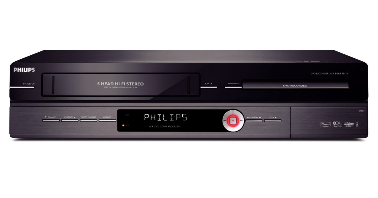 Gravador de DVD/Videogravador DVDR3512V/12 Philips