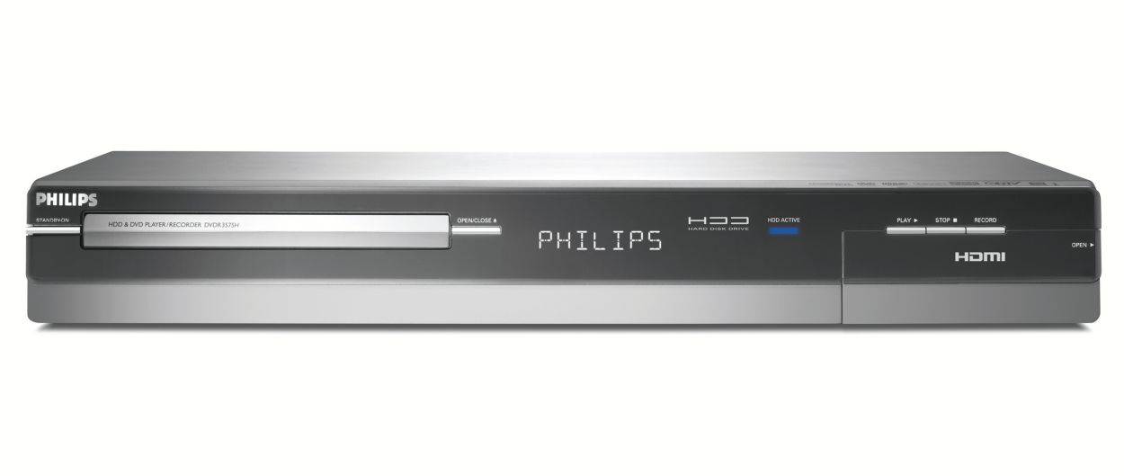 Hard disk/DVD recorder DVDR3575H/37 | Philips