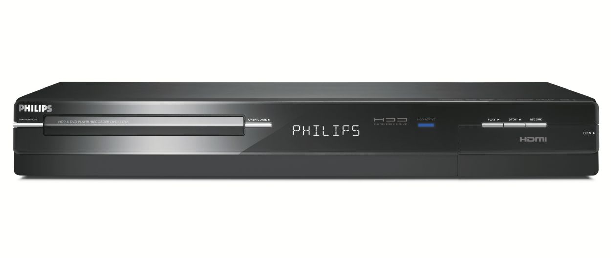 strak Vakantie Maak het zwaar Hard disk/DVD recorder DVDR3576H/37 | Philips