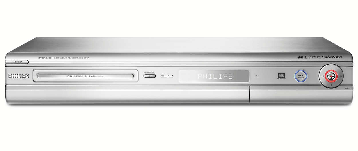 stam Opwekking winter DVD-recorder met harde schijf DVDR5330H/19 | Philips