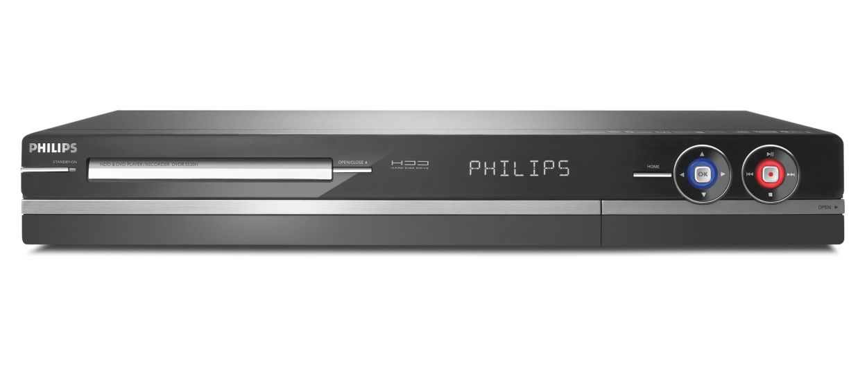 Hard disk/DVD recorder DVDR5520H/75 Philips
