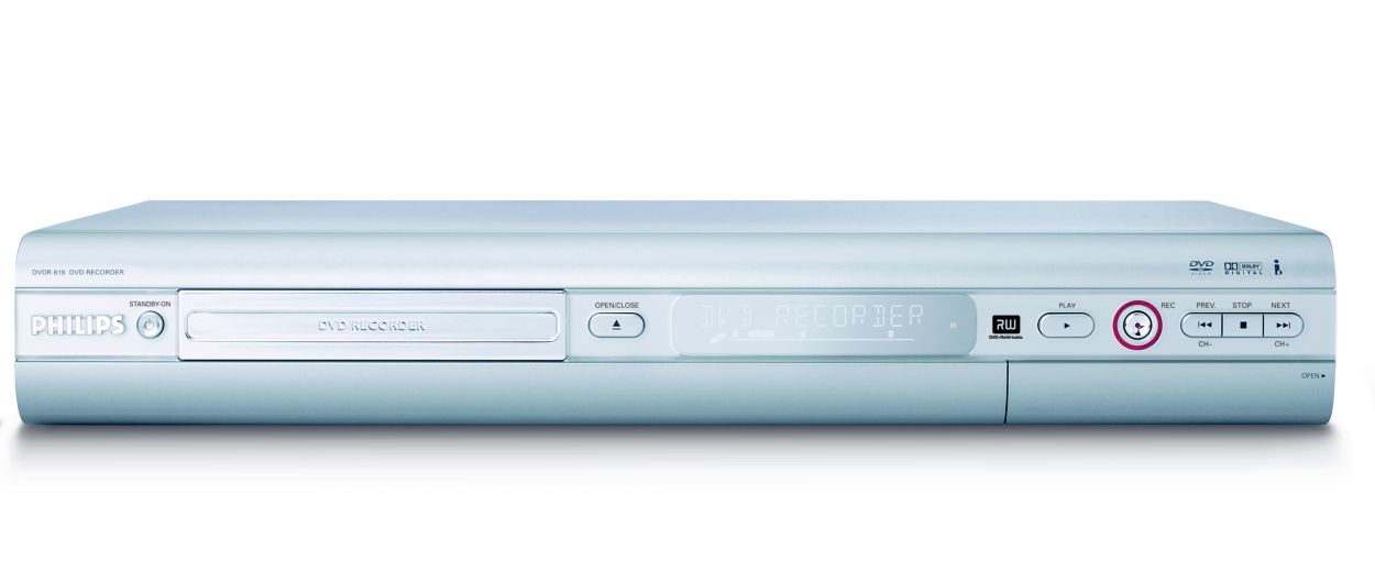DVD player/recorder DVDR615/37 Philips
