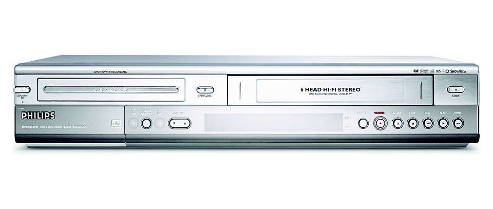 DVD-optager/videobåndoptager DVDR630VR/14 Philips