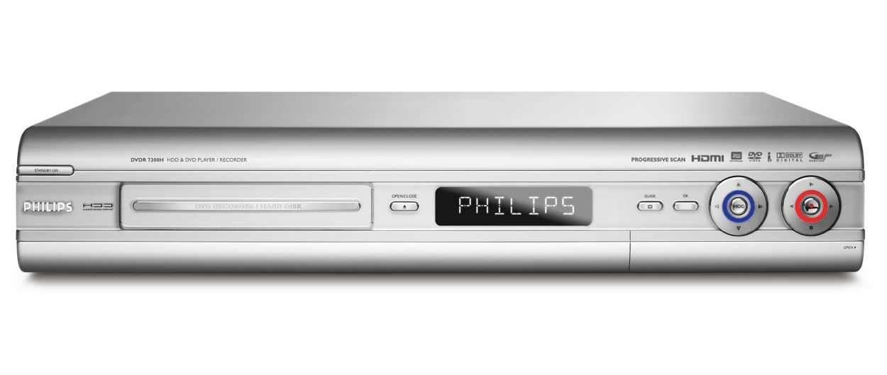 DVD recorder con hard disk DVDR7300H/19 Philips