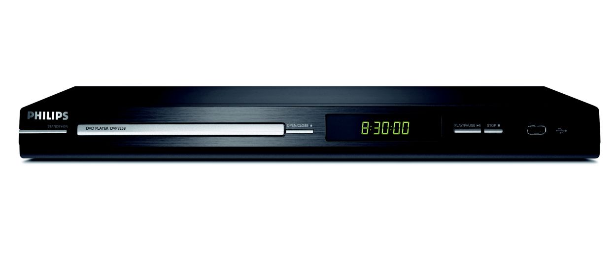 DVD player with USB DVP3258/96 Philips
