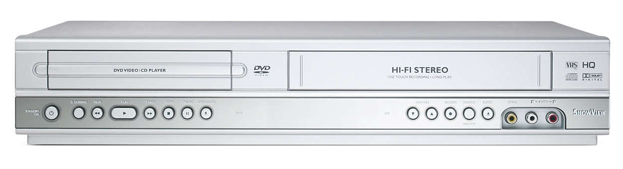 Uitputting Lionel Green Street had het niet door DVD-speler/videorecorder DVP721VR/00 | Philips