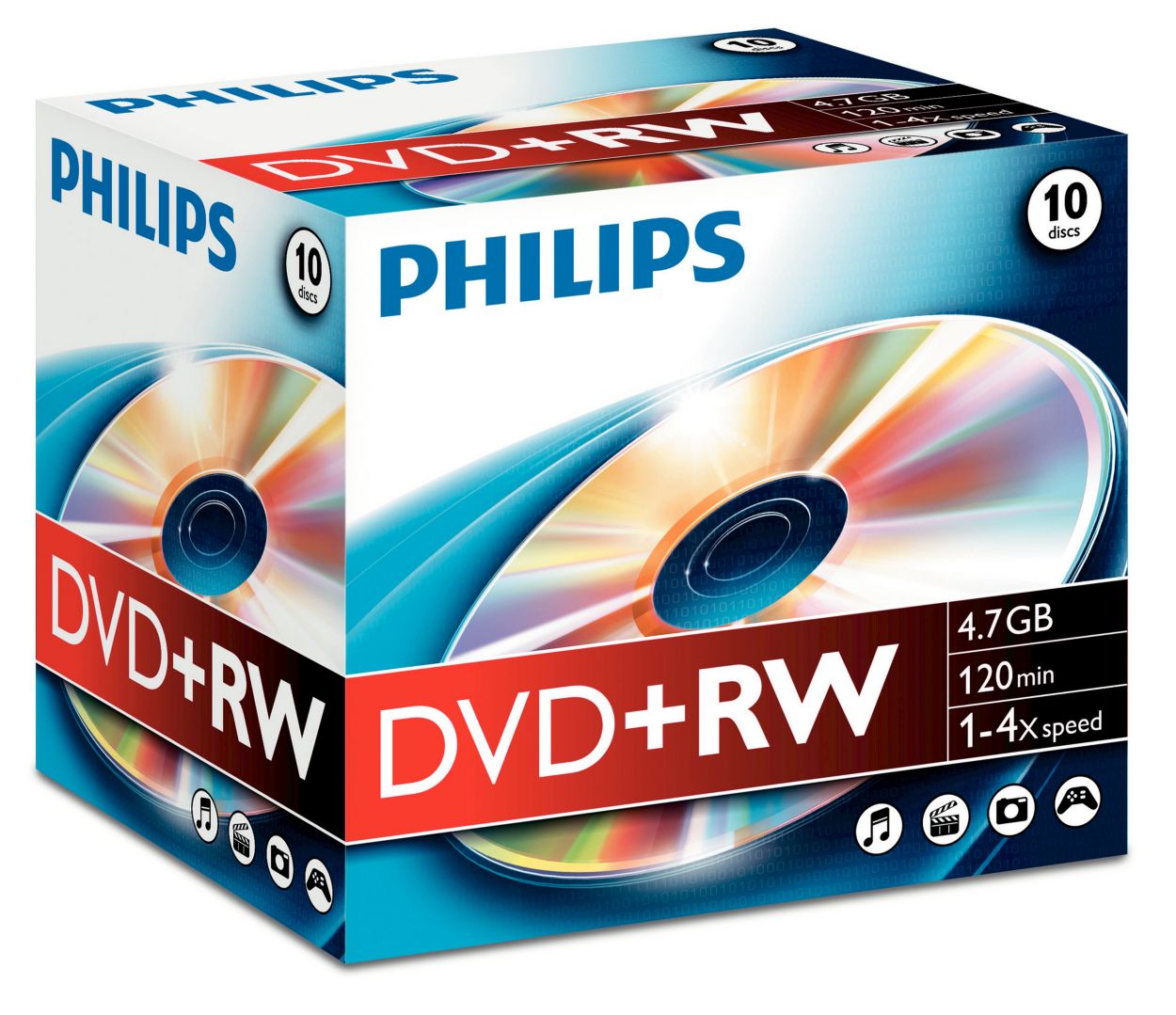 DVD+RW DW4S4J10C/10 Philips