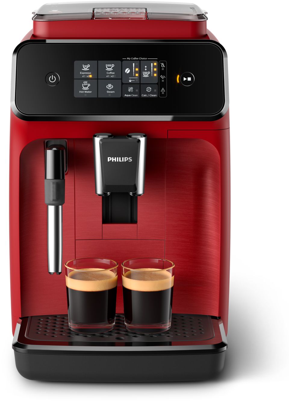 2 deliziose varietà di caffè da chicchi freschi, senza sforzi
