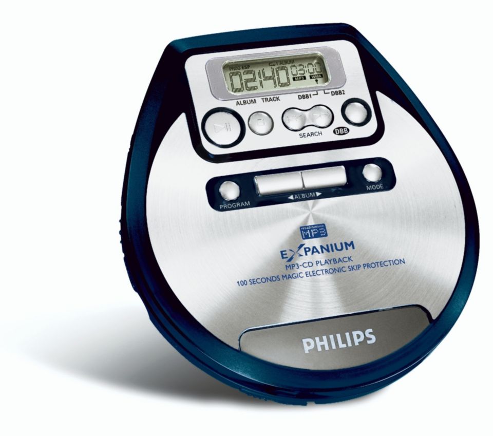 niet ONWAAR Toevallig Draagbare CD-speler EXP221/00C | Philips