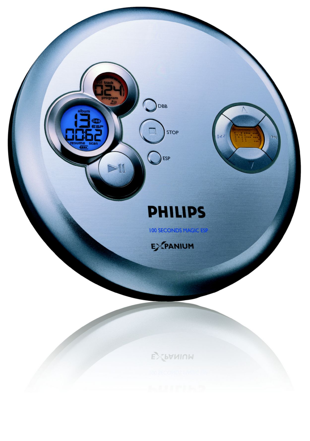Portable Mp3 Cd Player Exp2460 00 Philips
