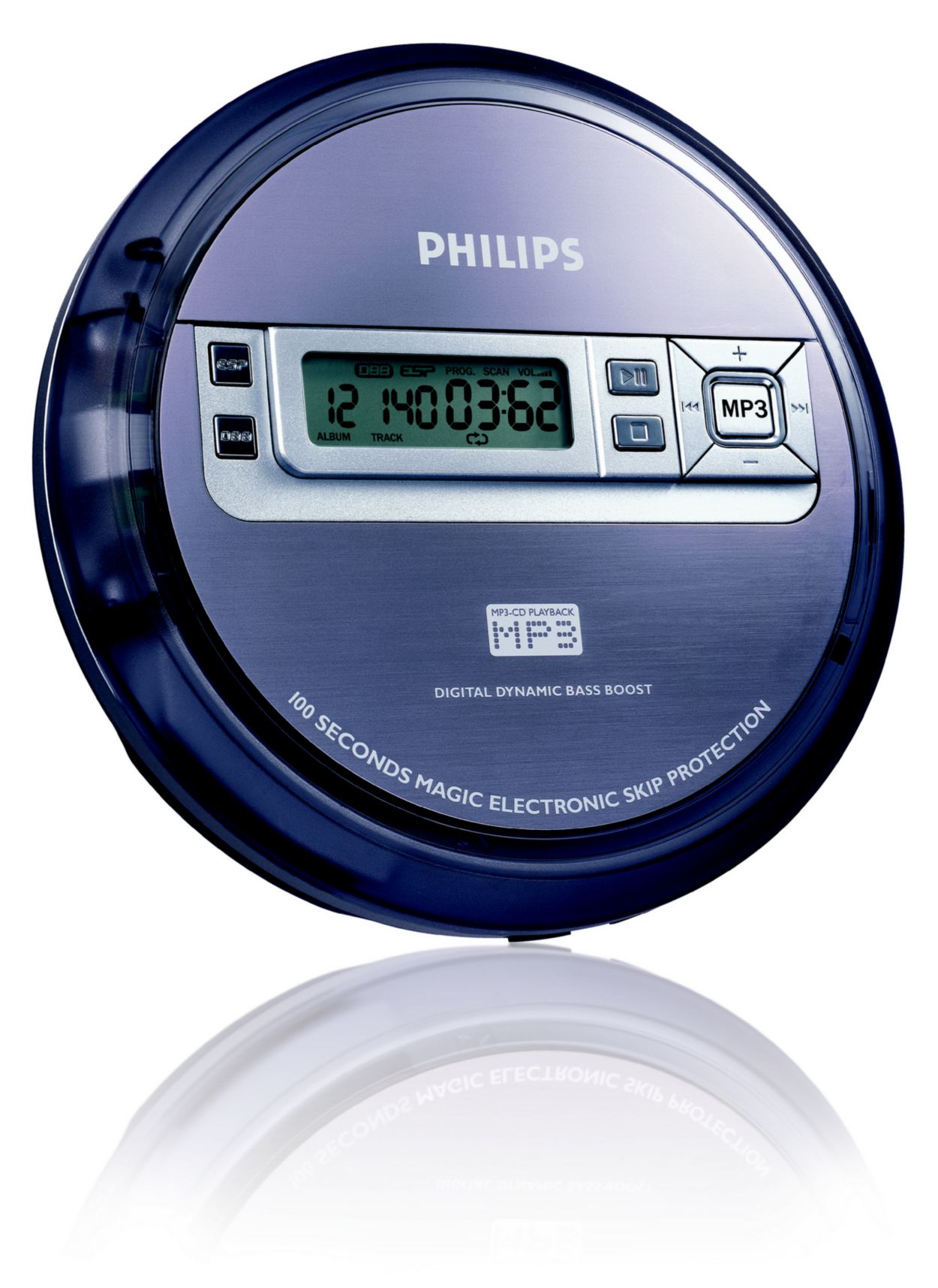 Reproductor portátil de MP3CD EXP2551/85 Philips