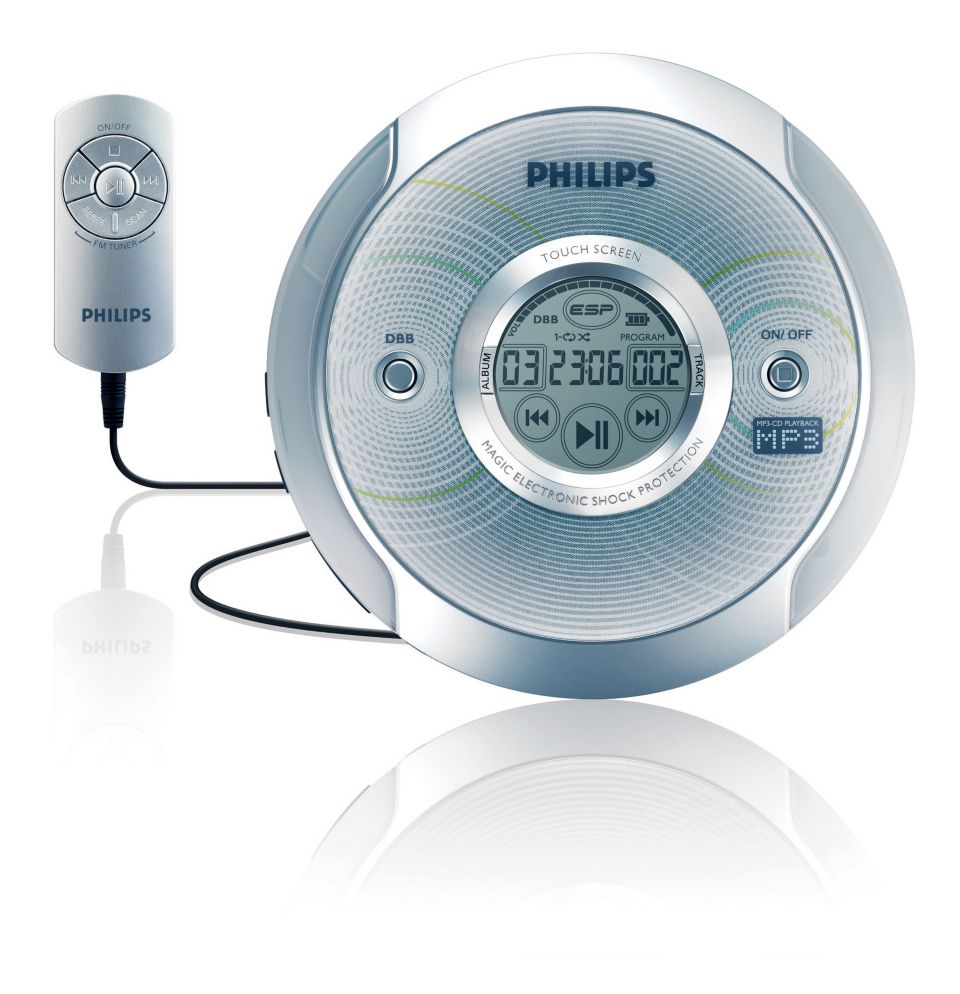 Portable MP3CD Player EXP2581/17 Philips