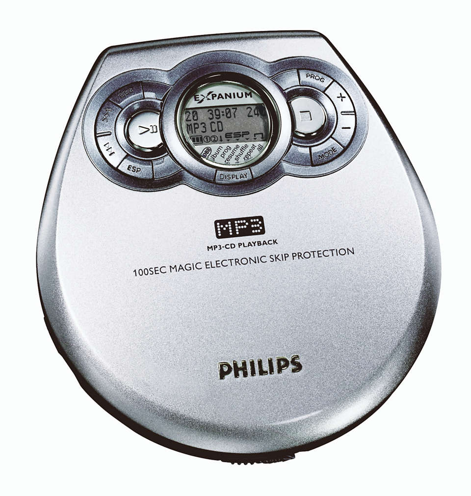 Philips EXP320 Portable MP3/CD Player 
