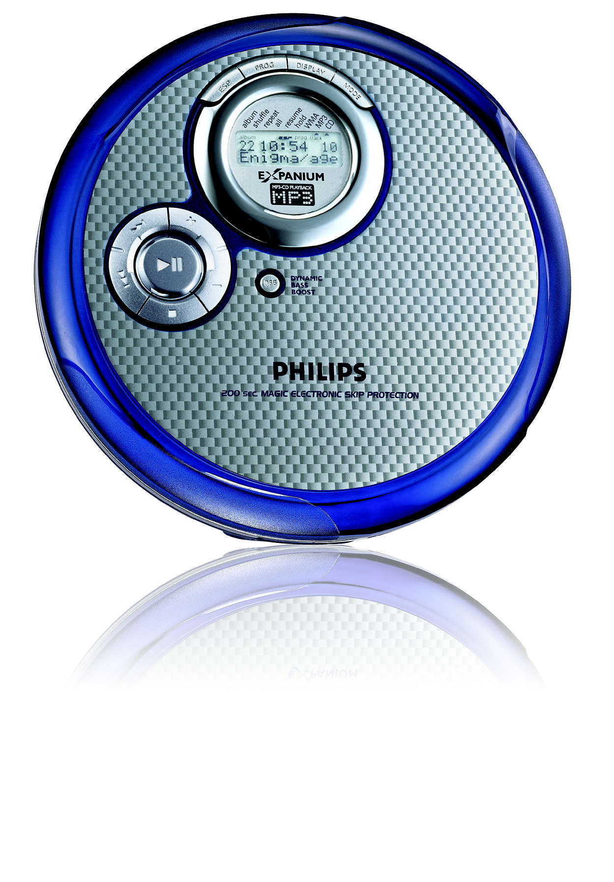 Personal Compatible con CD-R CD Player Mini Compacto Incluye Auriculares KLIM Fusion Reproductor CD portatil con batería Interna CD-RW y MP3 2020 KLIM Discman 