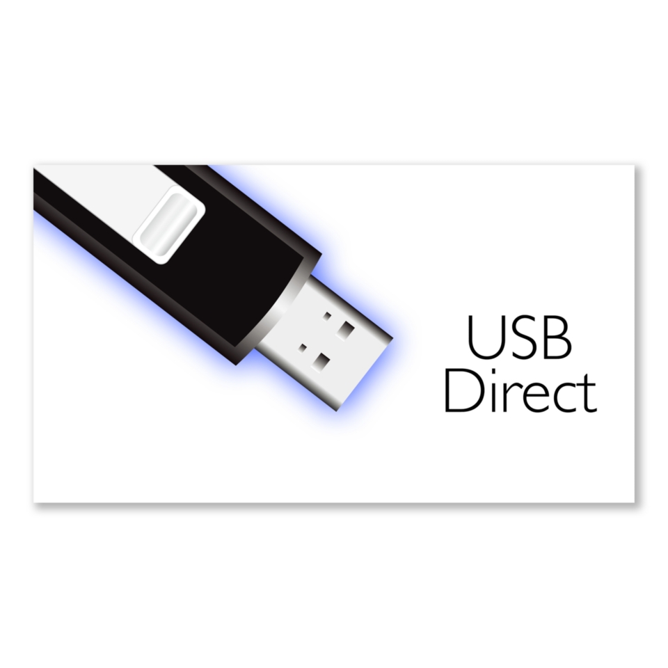 USB Direct for /WMA music playback