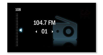 Tuner FM numérique avec présélections