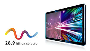 28.9 billion colours for brilliant natural images