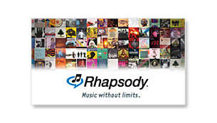 Service de musique en ligne Rhapsody®