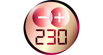 230°C professional high heat for perfect salon results