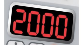 Large 4-digit LED shows cooking status clearly