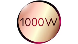 1000W for beautiful results