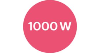 1000W for beautiful results