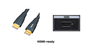 HDMI ready für ein hochwertiges multimediales Erlebnis
